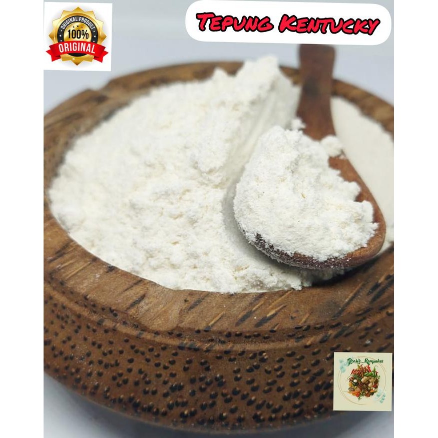 

TERMURAH Fried Chicken / Tepung Kentucky / Kentuky Ayam / Batter Breader 1KG READY STOCK