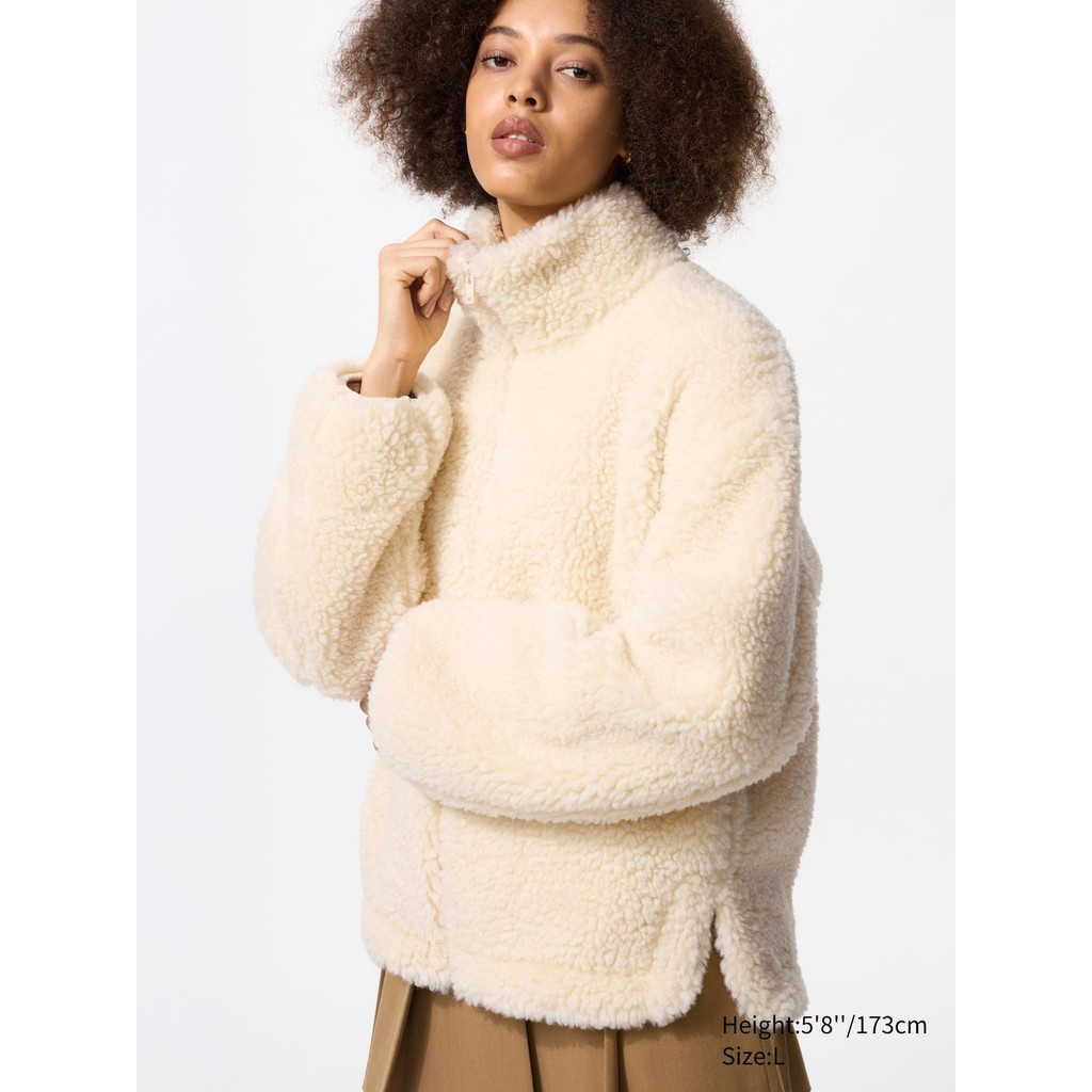 Uniqlo Jaket Fleece Ritsleting