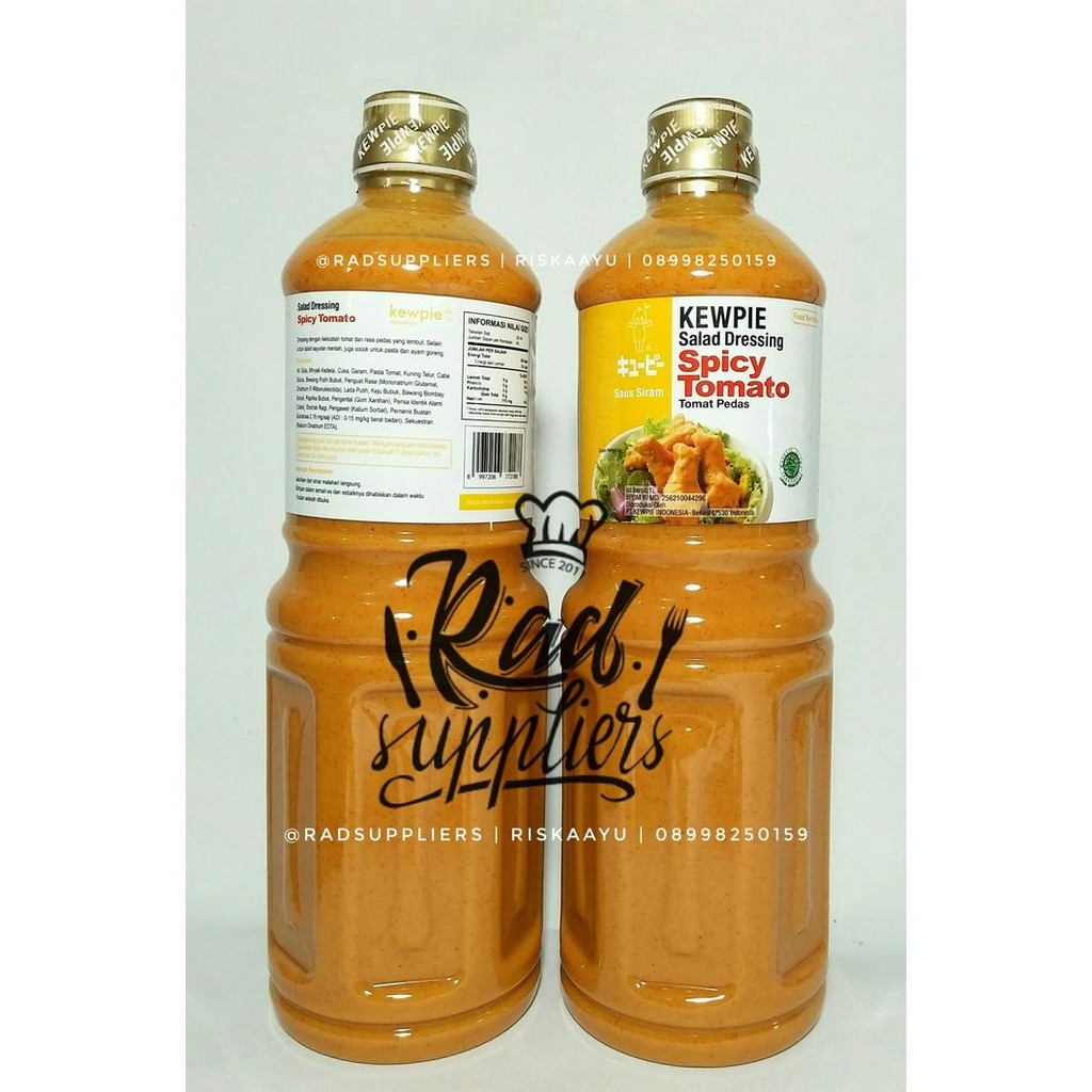 

Pilihan- Kewpie Salad Dressing Spicy Tomato 1Liter