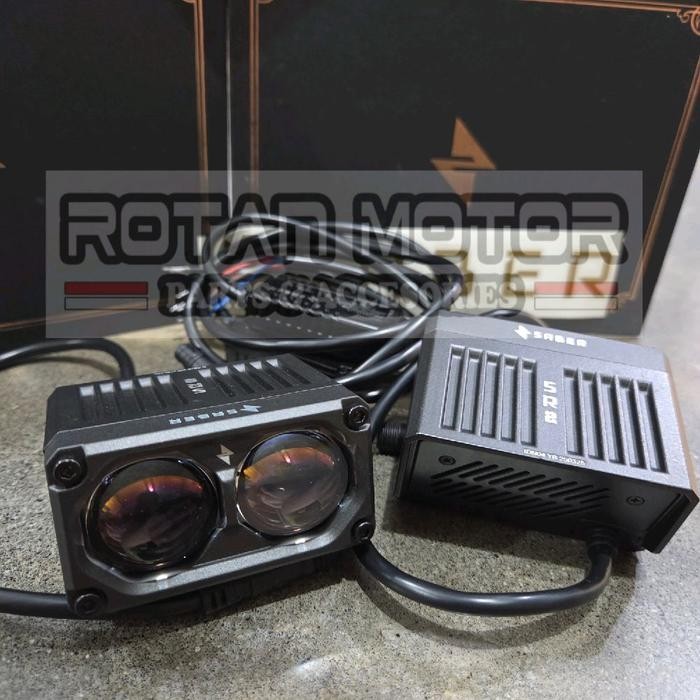 MINI PROJIE SABER SR2 V2 / SABER SR 2 V2 BLUE LENS 2X40W / LAMPU TEMBAK 2 MATA SABER SR2 VERSI 2