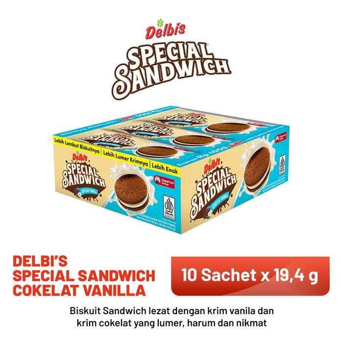 

Delbi's Special Sandwich Cokelat Vanilla Box