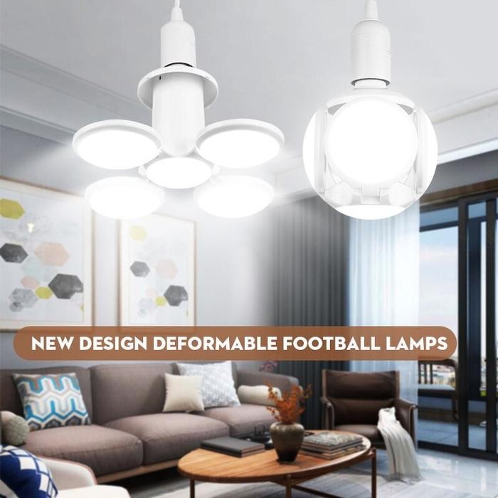 New Lampu Bohlam Led 60 watt / Model Lipat Bentuk Ufo /led football ufo