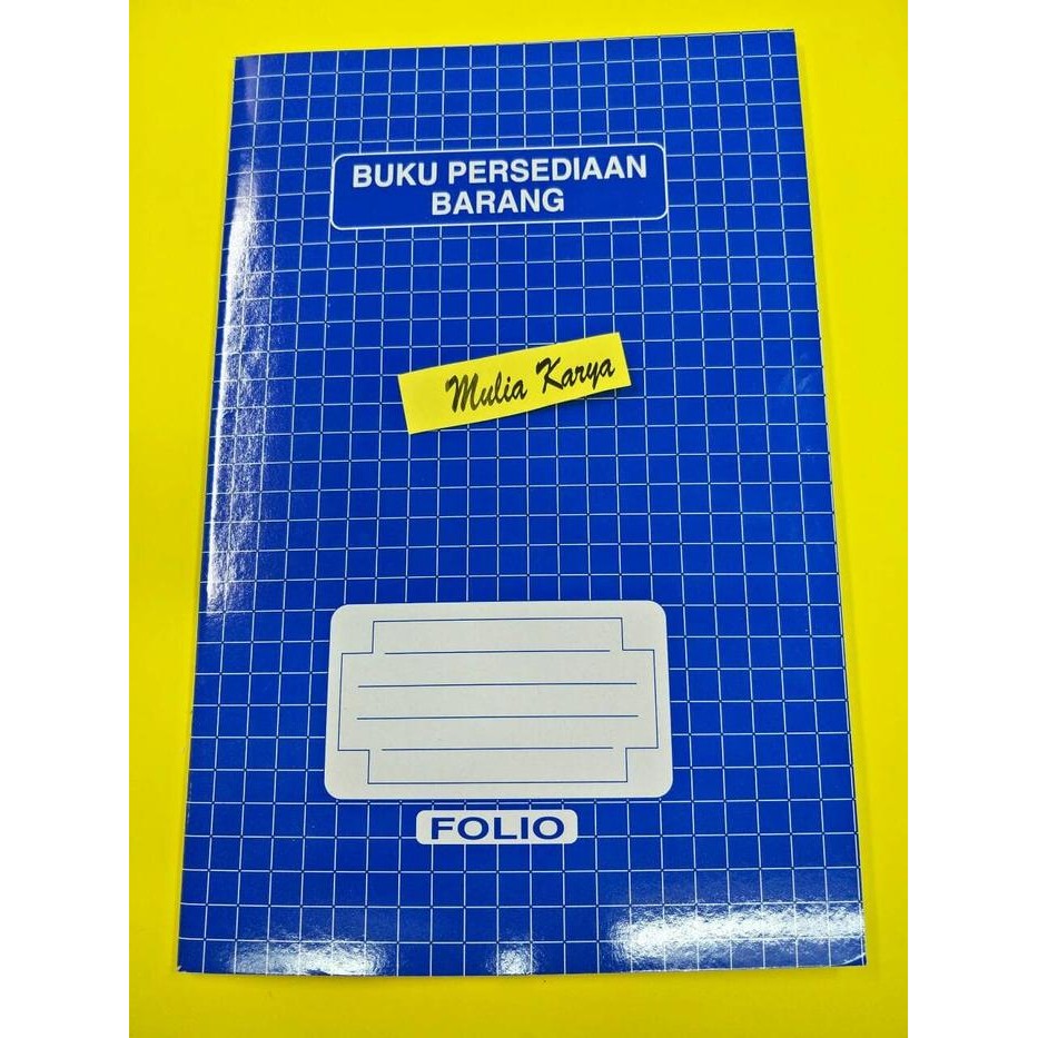 

New Buku Persediaan Barang FOLIO / BUKU STOK