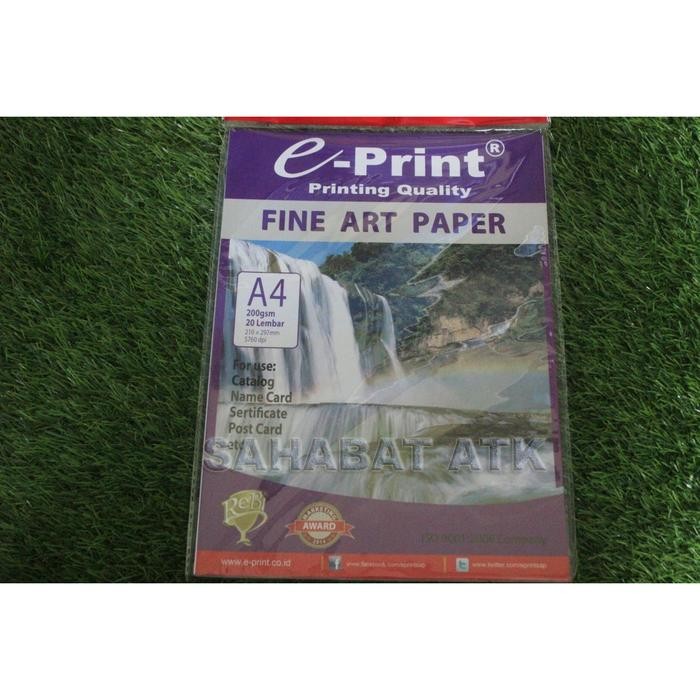 

EPRINT FINE ART PAPER / KERTAS CATALOG / ART PAPER