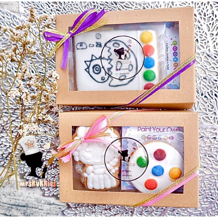 

Stok Baru Paint Your Own Cookie - Dino