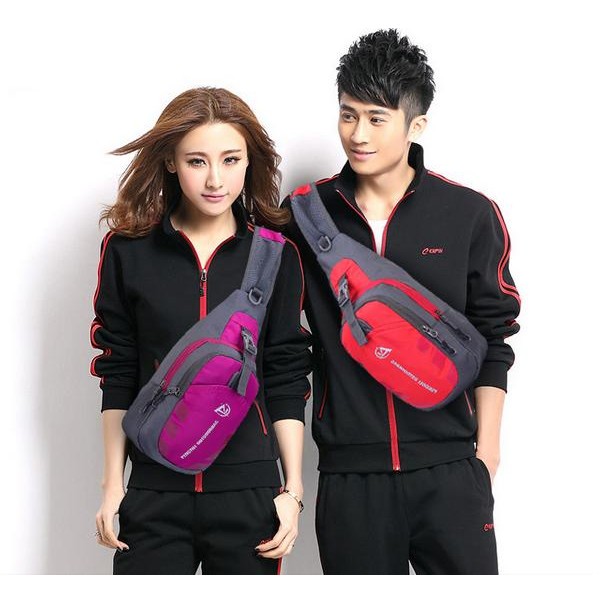 Eiger Sport - Sling Tas Selempang Bahu Mirip Bobo Outdoor Tas Anti Air Waterproof