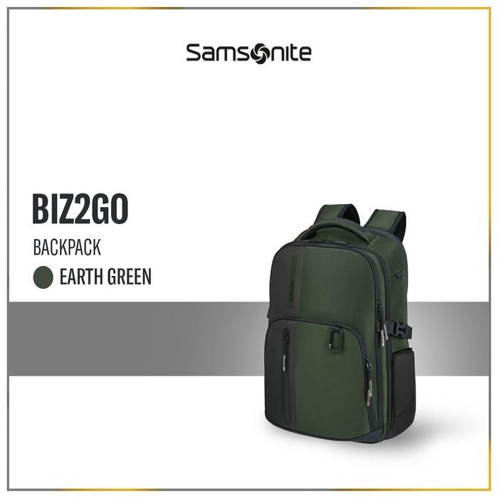 Ready Samsonite Biz2Go Backpack 15.6" Daytrip - Earth Green