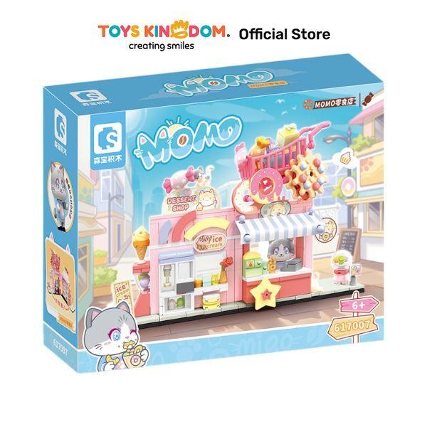 Pilihan- Sembo Block Momoland Momo Snack Shop - Pink