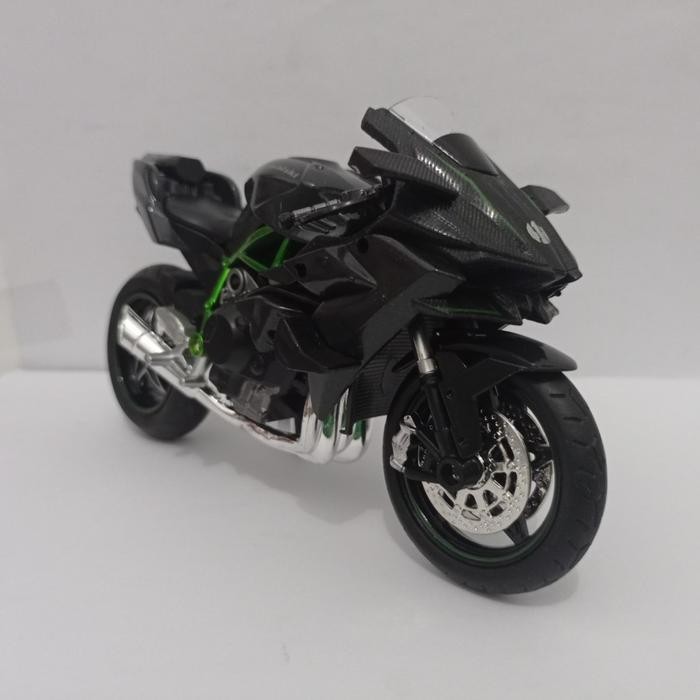 Pilihan- Diecast Ninja H2R Miniatur Motor Kawasaki Ninja H2 R Sport Murah