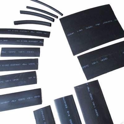 1 meter Heat shrink cable black heatsink sink kabel bakar heatshring
