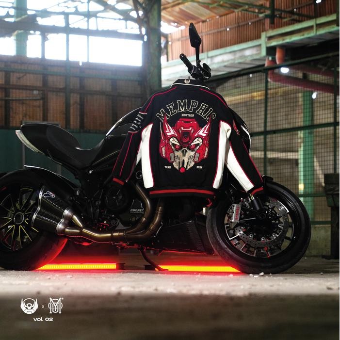 Terbaru Btr X Memphis Origins Vol. 2 - The Villains Varsity Jacket