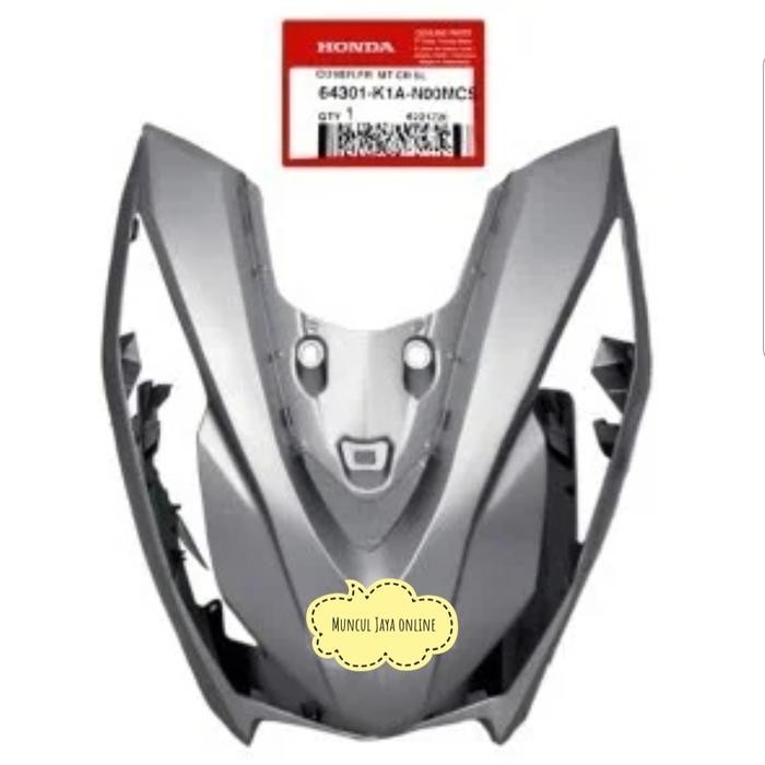 64301-K1A-N00Mcs Cover Front Tameng Beat 2020 Eco Street K1A Silver Do