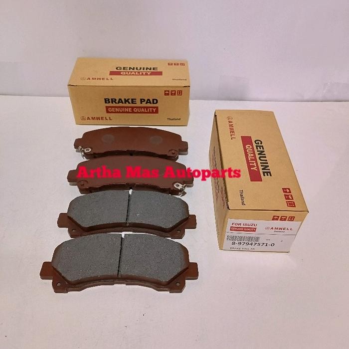 Terbatas Kampas Rem Depan Isuzu Mux Brake Pad Isuzu Mux Cakram Terlariss 
