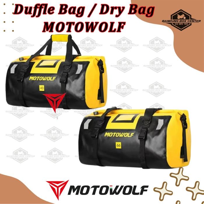 Tas Touring Dry Bag Motowolf Motor Mobil Waterproof Motowolf Duffle Bag Motowolf Tas Camping Drybag