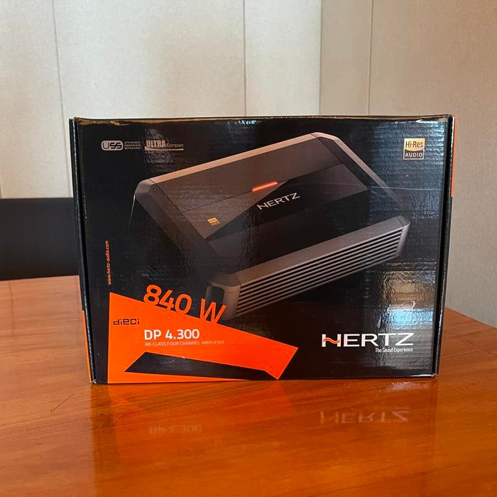 POWER HERTZ DP 4.300 4 CHANNEL POWER AMPLIFIER CLASS AB HIRES AUDIO