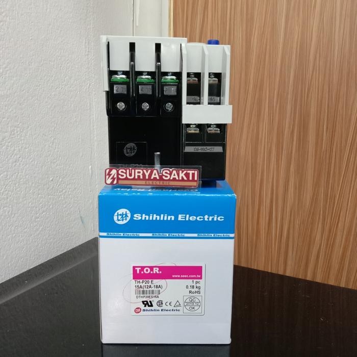 Berkualitas Shihlin Thermal Overlod Relay/Overload Th-P20E Shihlin Terlariss !!