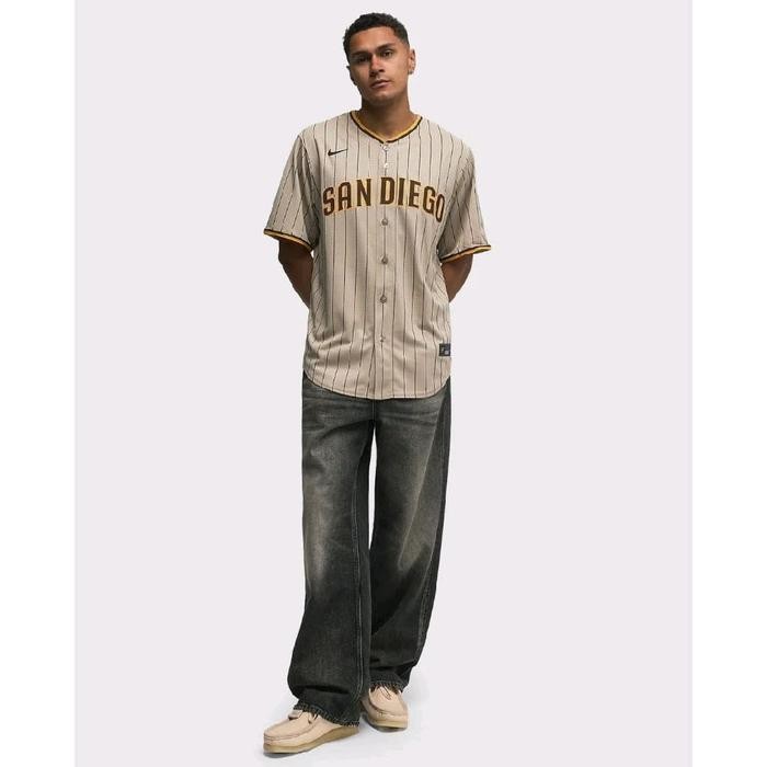 Jersey Mlb Baseball Authentic Original San Diego Padres Stripe Promo 