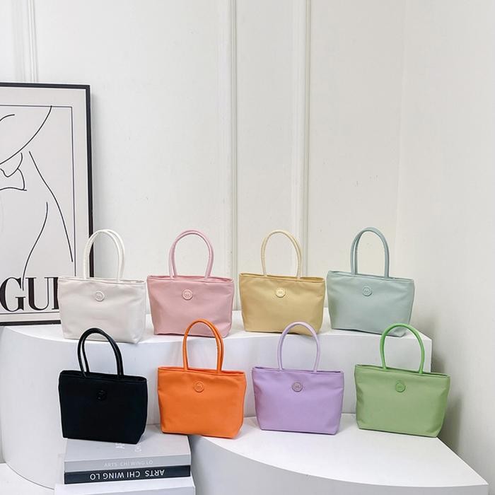 Top Tas tangan kecil macaron korea Tas jinjing tas wanita mini import Hand bag premium korean style