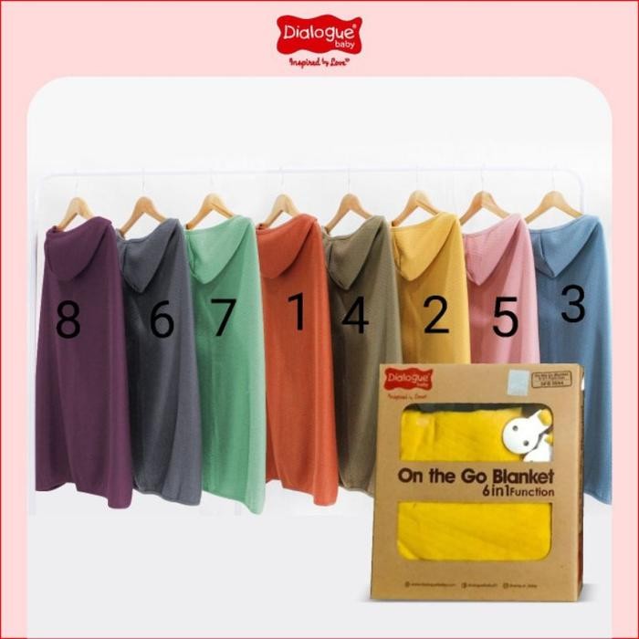 Dialogue Baby On The Go Blanket 6In1/Selimut Bayi
