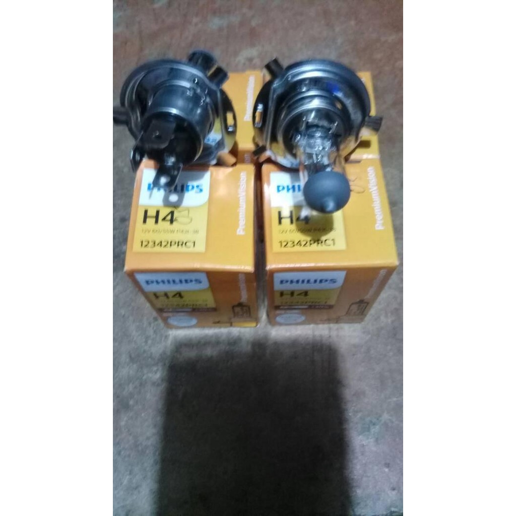 Bohlam Depan H-4 Philips 12V 60/55W.