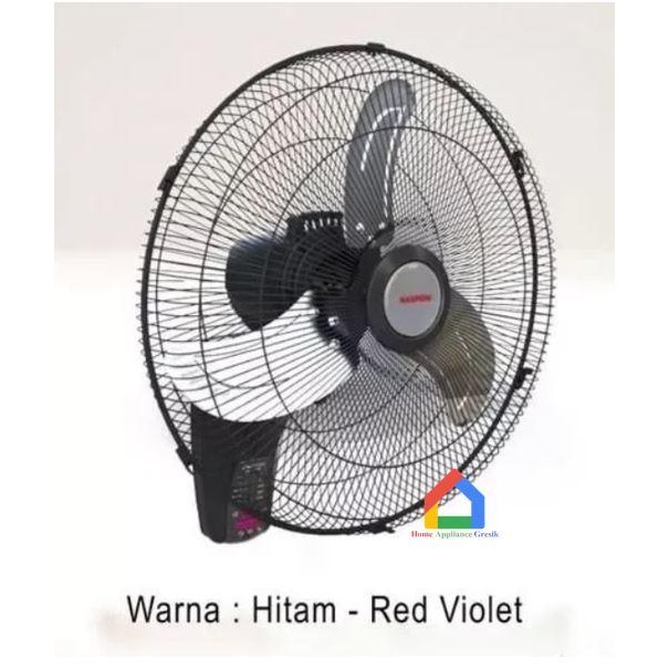 ORI Kipas Angin Dinding Maspion Power Fan Remote PW 1811 RC / Wall Fan Maspion PW1811RC