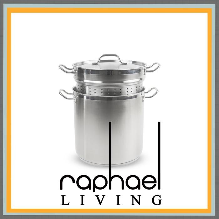 Terbaik Double Boiler Pot Stainless / Premium Quality Pot / Panci Masak Rebus 100% Ori