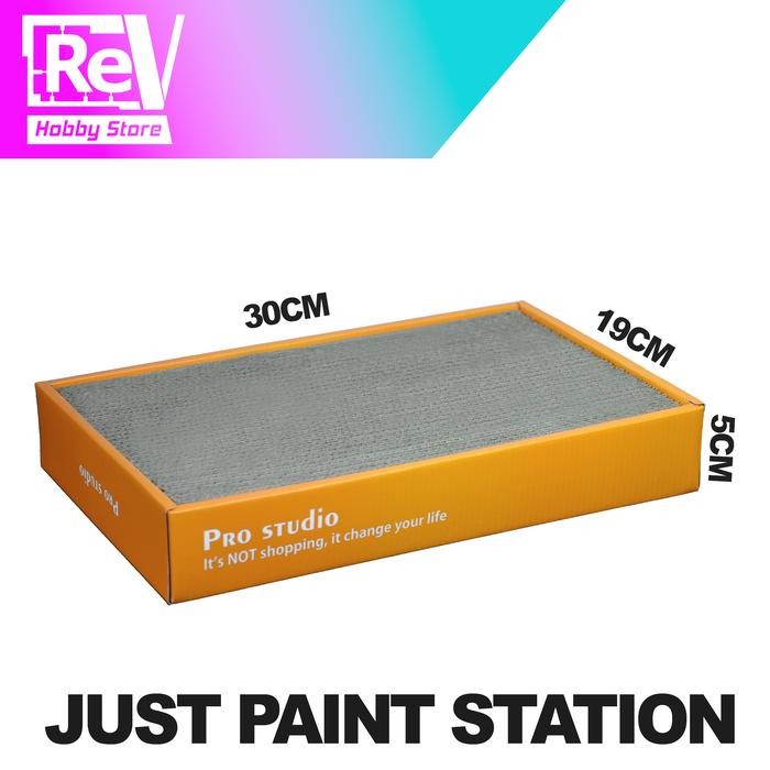 PRO STUDIO PAINT STATION TEMPAT PAINT STAND PAINT CLIP GRIP