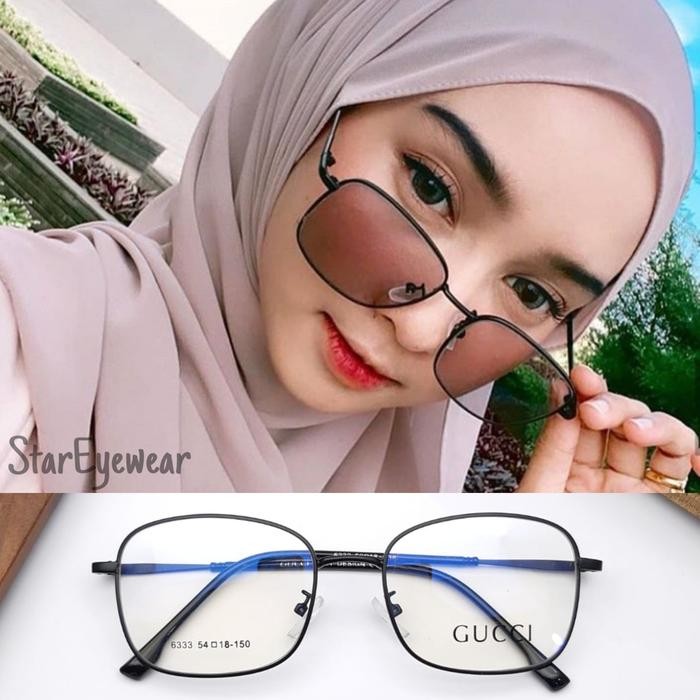 Promo Kacamata Free Lensa Minus - Frame Se6333 - Kacamata Lensa Photocromic