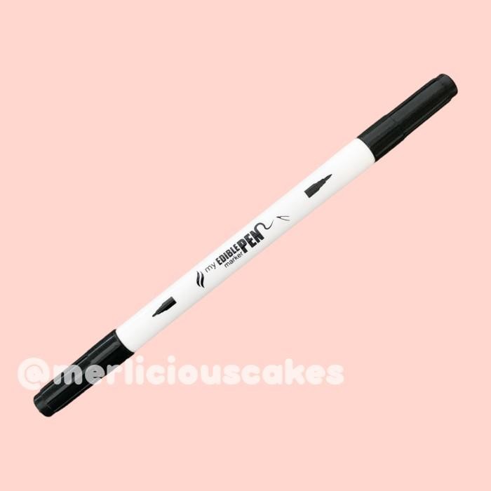 kp64- Black My Flavor Edible Pen Marker Dual Tips Halal