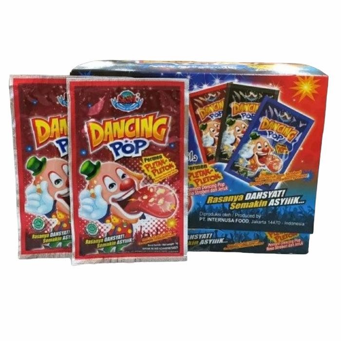 Lansungkirim- Dancing Pop Pletok Isi 40 Pcs Dancing Pop