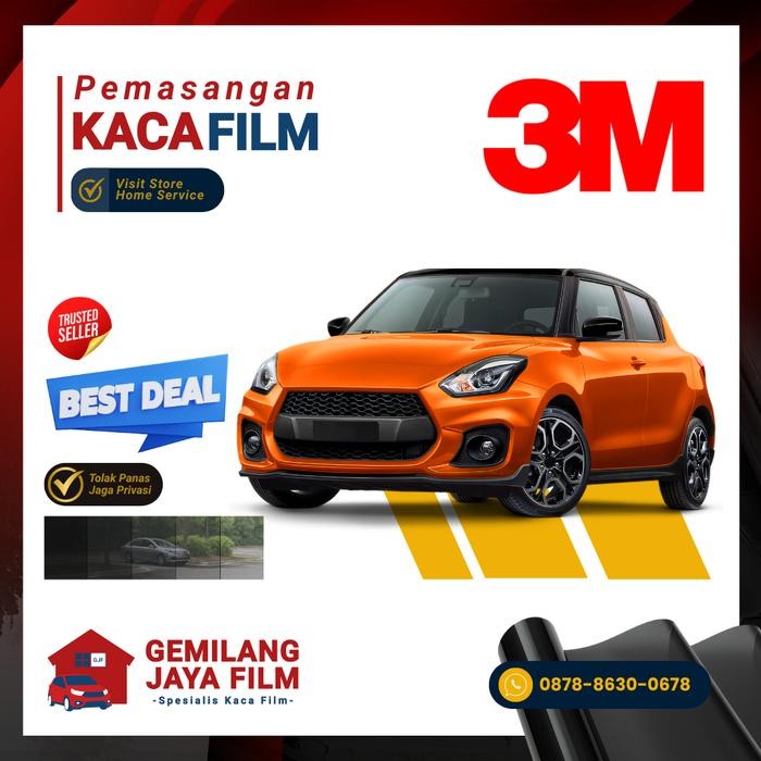 Ready KACA FILM 3M Kaca Depan Mobil Innova 3M Cyrstalline 40% KACA FILM MOBIL Jendela Rumah Gedung