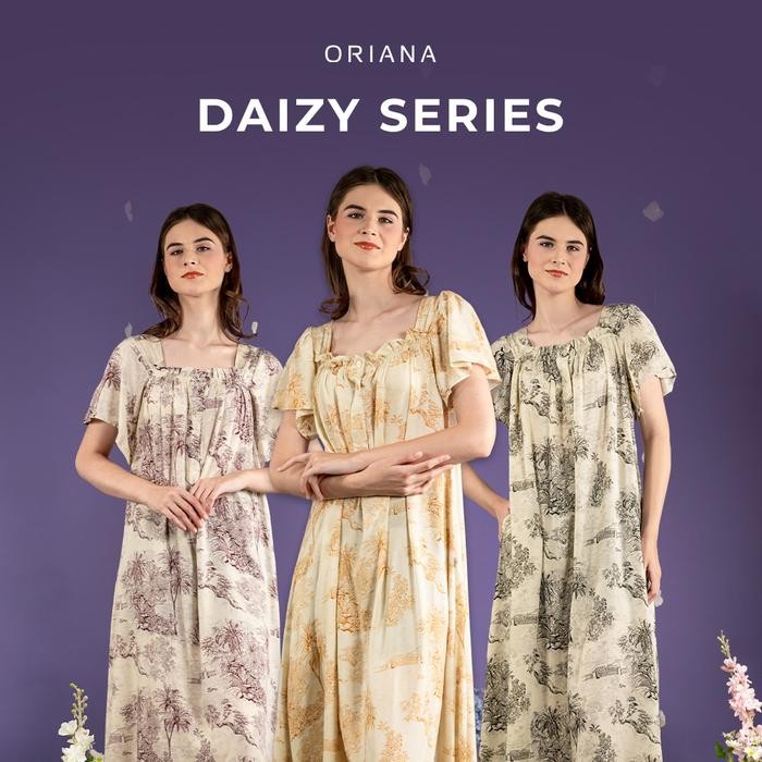 080j- Oriana Homewear Daster Panjang Daizy Series
