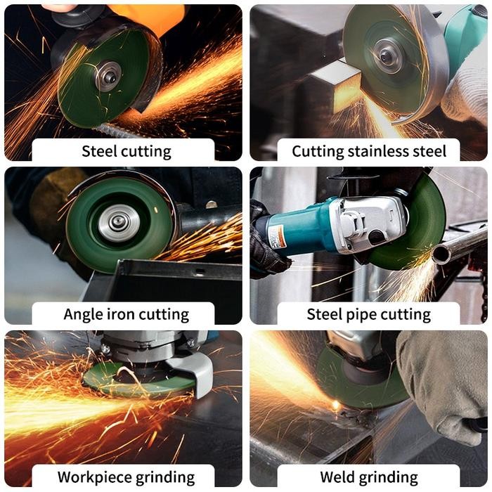 ISKU Mata Gerinda Potong 25/50pcs 4 Inch 1.6mm Batu Gerinda Potong