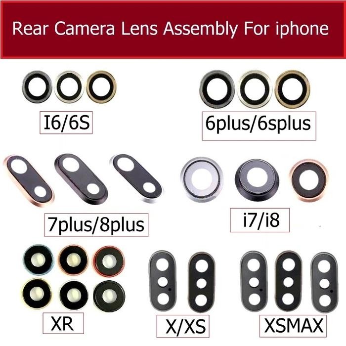 Lensa kamera belakang iphone X original ring kaca kamera iphone X