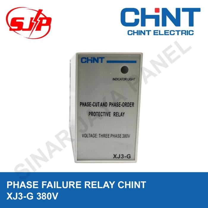Phase Failure Relay & Phase Sequence Protective Relay Chint Xj3-G Ori