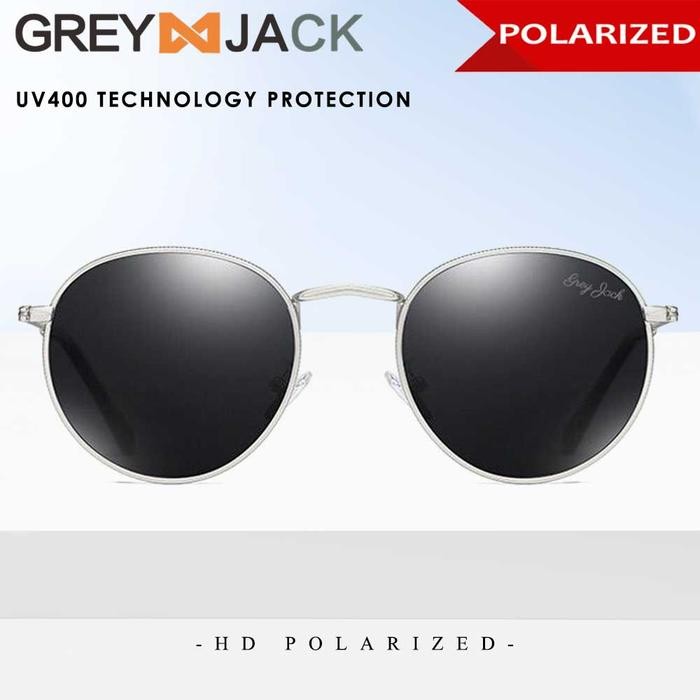 READY Grey Jack/ Kacamata Hitam / Sunglasses polarized/ Pria dan Wanita/3447 G00D QU4LITY