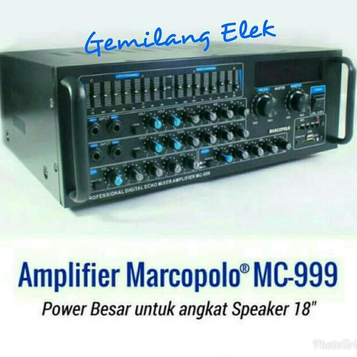 Power Amplifier Karaoke MARCOPOLO MC-999
