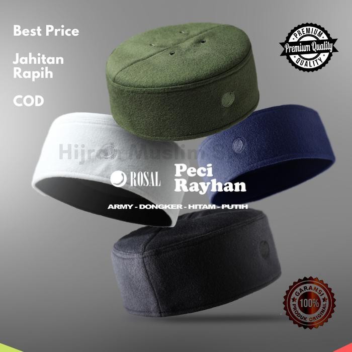 ASLI Peci Kopiah MALAYSIA Motif Terompah,Kembang,Wajik Nuzli Haji Alay Alai READY STOCK