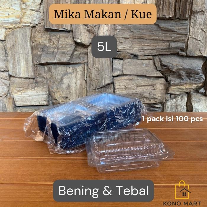BelanjaHemARt- Mika Plastik Kue / Mika Makanan 7C 6C 5L 5T 4L 3T 2A 2B / Mika Bening / Mika Tebal /