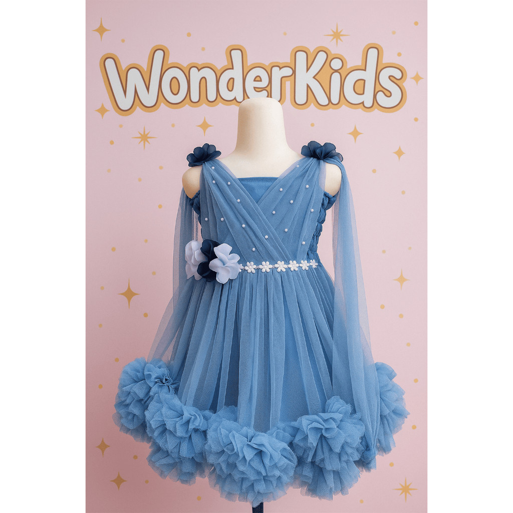 Gahun Bj Ultah Anak2 Sress Dtees Fashion Anak Derss Pendek Selutut Drass Natal Ank Terbaru 2023 Dres