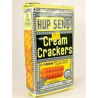 ORIGINAL Biskuit Hup Seng asin Malaysia Cream Crackers 425 gram Hap Seng