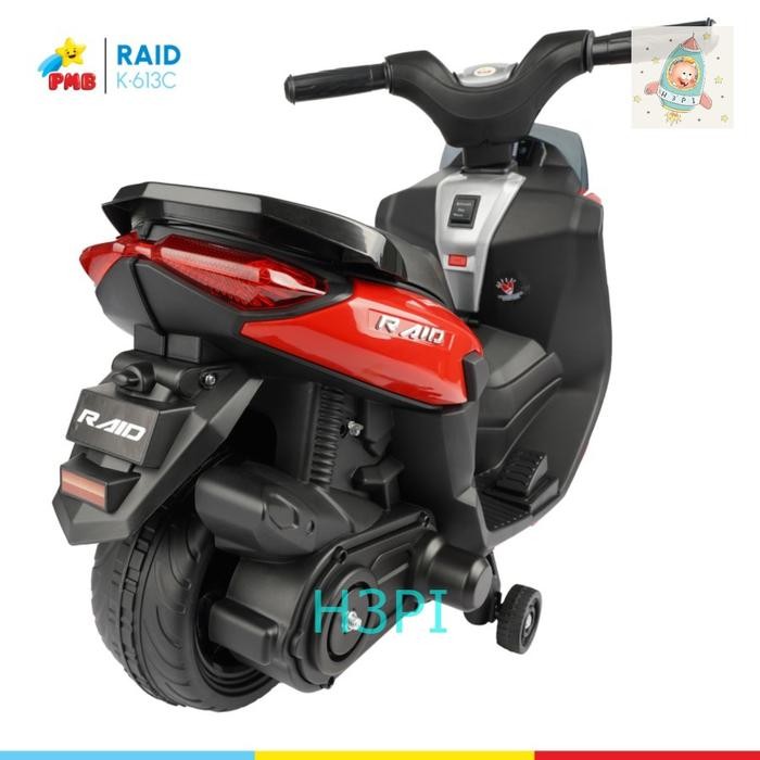 BabyQu- Motor Aki Anak Pcx Pmb M988 Lisensi Honda Anak Pcx Mini K612C Pcx Anak