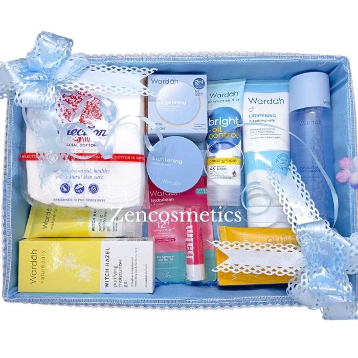 Wardah Paket Seserahan Lengkap/ Wardah Hantaran Nikah/ Parsel Kosmetik