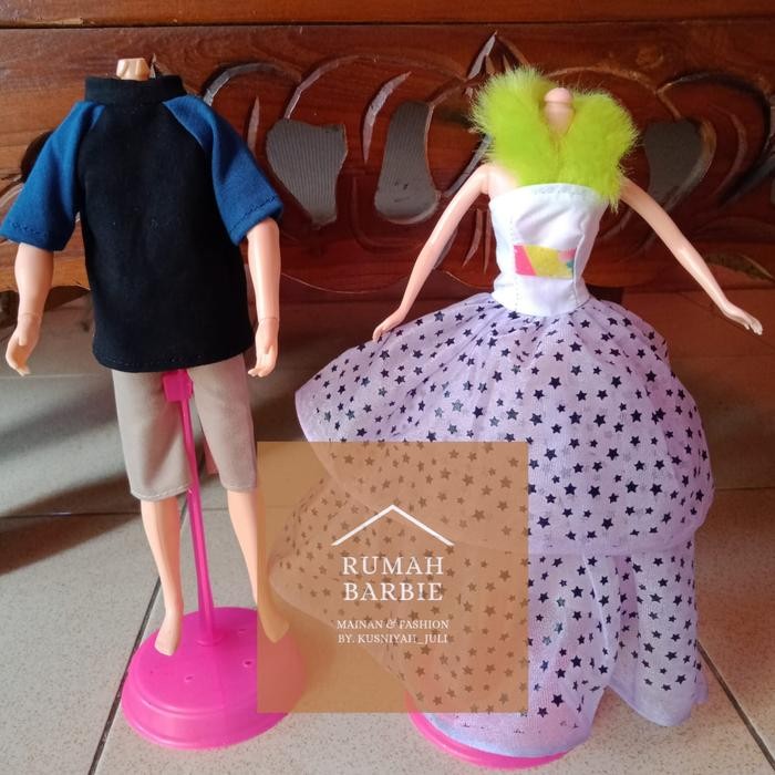 BAJU BARBIE SEPASANG // BAJU BARBIE // BAJU BONEKA BARBIE