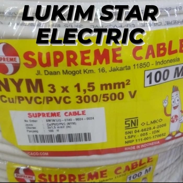 Kabel Nym 3X1,5Mm 100Meter Supreme/Nym 3X1,5Mm 100M 100Meter Supreme