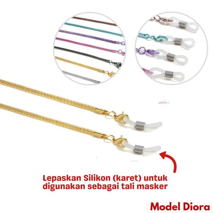 Passion Glasses Tali Rantai Kacamata Masker Strap Kacamata Titanium Anti Jatuh Pria Wanita Premium