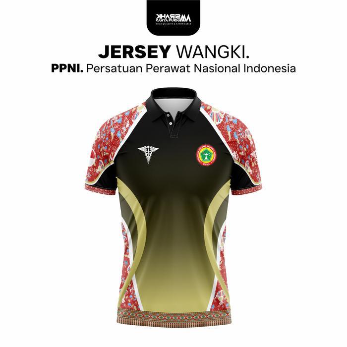 Kharisma Jersey Ppni-Perawat Indonesia Wangki Lengan Pendek Terbaru 