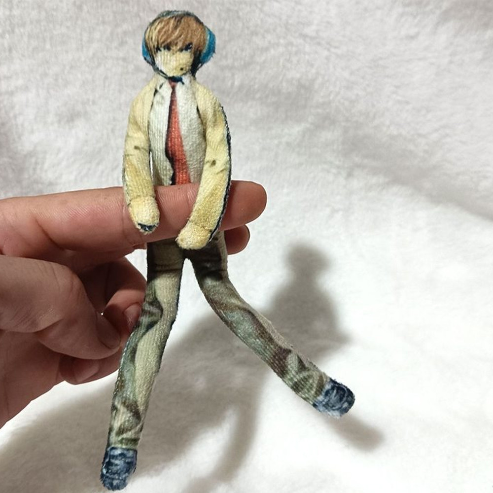 Anime LLawliet figure Yagami Light Cosplay Doll L Plush Stuffed Doll Abstract Model Fashion Room