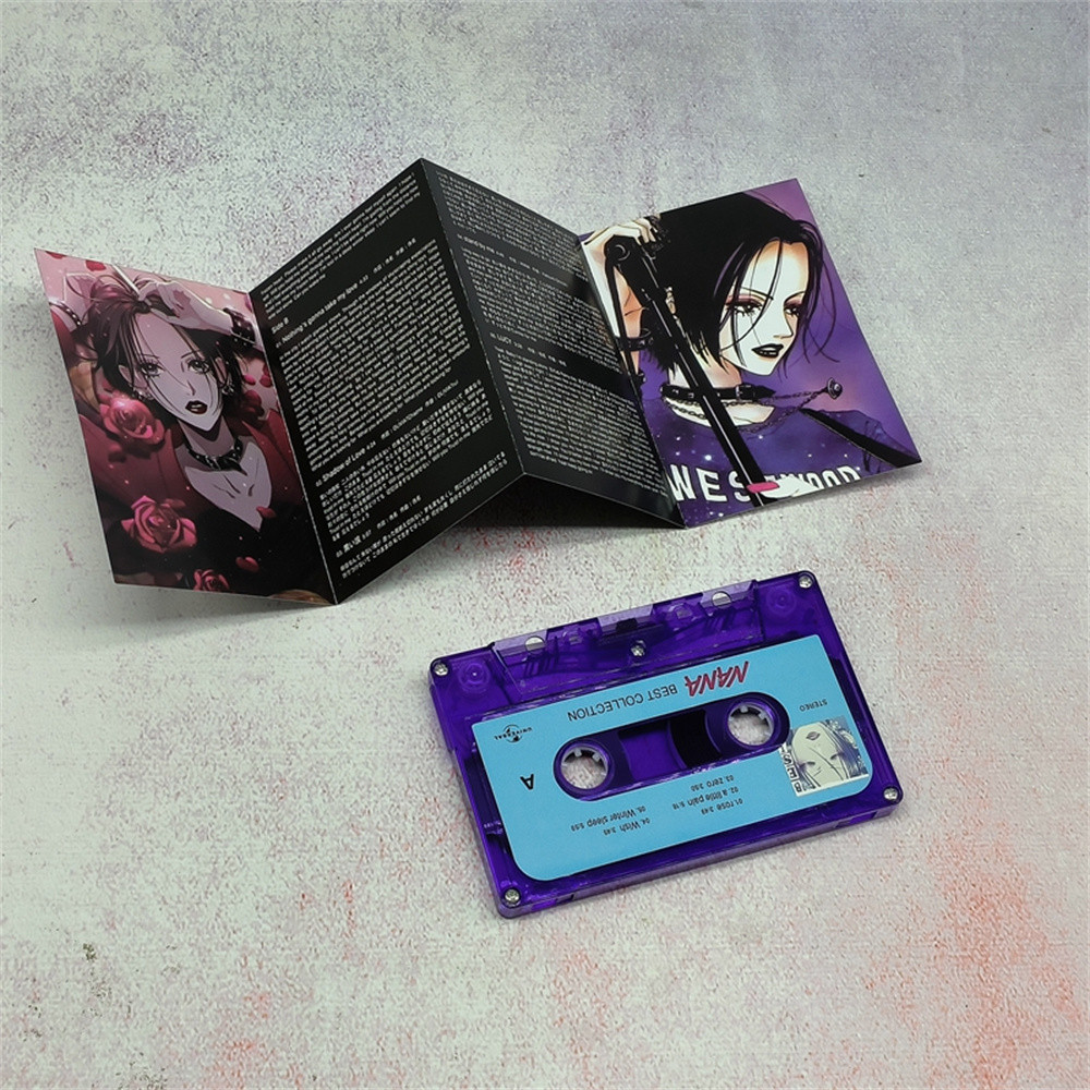 Nana Best Collection Music Tapes Japan Anime Soundtrack Music Magnetic Walkman Cassettes Collectible