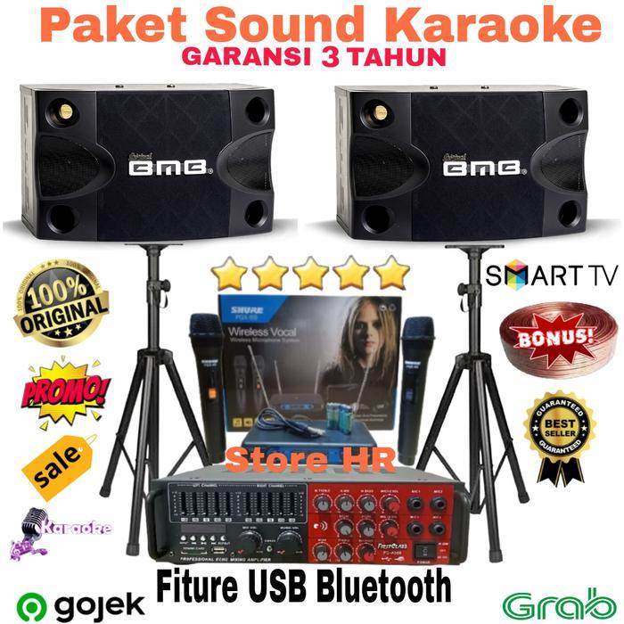 Paket Karaoke Sound System Speaker BMB cs 252 V original bluetooth
